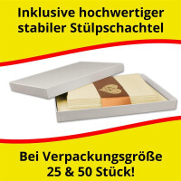 50x Faltkartenset inkl. Briefumschläge DIN A6 / C6 in N