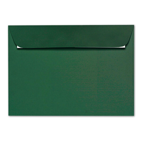 ARTOZ 25x Briefumschläge DIN C5 Grün (Racing Green) - 229 x 162 mm Kuvert ohne Fenster - Umschläge selbstklebend haftklebend - Serie Artoz 1001