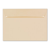 ARTOZ 25x Briefumschläge DIN C5 Beige (Baileys) - 229 x 162 mm Kuvert ohne Fenster - Umschläge selbstklebend haftklebend - Serie Artoz 1001