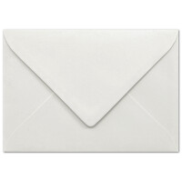 100 Brief-Umschläge - Hell-Grau - DIN C6 - 114 x 162 mm