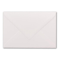 100 Brief-Umschläge mit Wellenschnitt - Hoch-Weiß - DIN C6 - 114 x 162 mm - 11,4 x 16,2 cm - mit wellenförmigen Rändern - Nassklebung - FarbenFroh by GUSTAV NEUSER