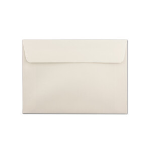 200x Briefumschläge Natur-Weiß DIN C6 Format 11,4 x 16,2 cm - Haftklebung - Kuverts ohne Fenster - Weihnachten, Grußkarten & Einladungen - Für A6 & A4 Papier