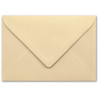 200 Brief-Umschläge - Karamell-Braun - DIN C6 - 114 x 1