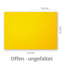 Faltkarten SET mit Brief-Umschlägen DIN A6 / C6 in Honi