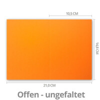 Faltkarten SET mit Brief-Umschlägen DIN A6 / C6 in Oran