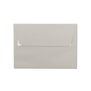 100x Briefumschläge Hell-Grau DIN C6 Format 11,4 x 16,2 cm - Haftklebung - Kuverts ohne Fenster - Weihnachten, Grußkarten & Einladungen - Für A6 & A4 Papier