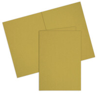 ARTOZ 50x Doppelkarten DIN B6 - Farbe: savannah (hellbraun) 