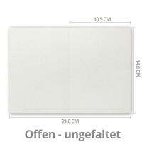 Faltkarten SET mit Brief-Umschlägen DIN A6 / C6 in Hell
