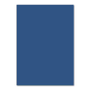 50x DIN A4 Papier - Nachtblau (Blau) - 110 g/m² - 21 x 29,7 cm - Briefpapier Bastelpapier Tonpapier Briefbogen - FarbenFroh by GUSTAV NEUSER