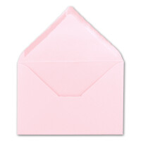 100 Brief-Umschläge mit Wellenschnitt - Rosa - DIN C5 -