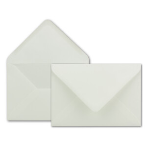 Einladungskarten inklusive Briefumschläge & Einlegeblätter - 25er-Set - Blanko Klapp-Karten in Natur-Weiß - bedruckbare Post-Karten in DIN B6 Format - zum Selbstgestalten & Kreieren