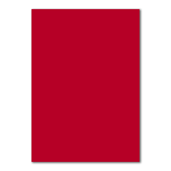 100x DIN A4 Papier - Rosenrot (Rot) - 110 g/m² - 21 x 29,7 cm - Briefpapier Bastelpapier Tonpapier Briefbogen - FarbenFroh by GUSTAV NEUSER