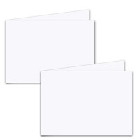 50x faltbares Einlege-Papier, quer-doppelt, für B6 Dopp