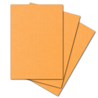 ARTOZ 50x Briefpapier - Mango DIN A4 297 x 210 mm - Edle Egoutteur-Rippung - Hochwertiges Designpapier Urkundenpapier