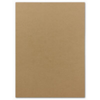 100 DIN A4 Papier-bögen Planobogen - Kraftpapier (Braun) - 240 g/m² - 21 x 29,7 cm - Ton-Papier Fotokarton Bastel-Papier Ton-Karton - FarbenFroh