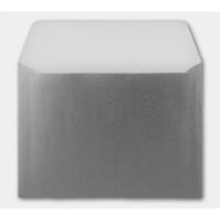 50x Silber-Metallic Brief-Umschläge DIN C6 Format 11,4 
