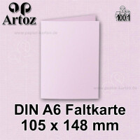 ARTOZ 50x DIN A6 Faltkarten - Kirschblüte (Rosa) - 105 