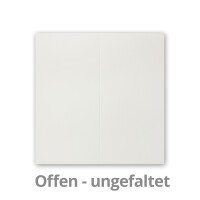 50x Falt-Karten DIN Lang - Hellgrau (Grau) - 10,5 x 21 cm - 