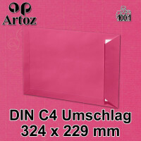 ARTOZ 10x DIN C4 Umschläge mit Haftklebung - ungef&uuml