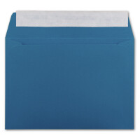 50x Briefumschläge Royalblau / Königs-blau DIN C6 
