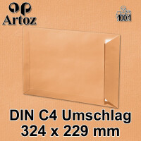 ARTOZ 25x DIN C4 Umschläge mit Haftklebung - ungef&uuml