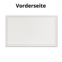 50x Trauerkarten mit grauem Schattenrand, DIN B6+, 115 x 190