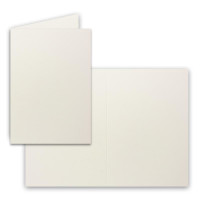 25 Faltkarten B6 - Natur-Weiss - PREMIUM QUALITÄT - 11,5 x 17 cm - sehr formstabil - für Drucker geeignet! - Qualitätsmarke: NEUSER FarbenFroh!!