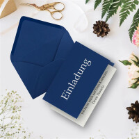50x Faltkarten SET DIN A6/C6 mit Brief-Umschlägen in Du