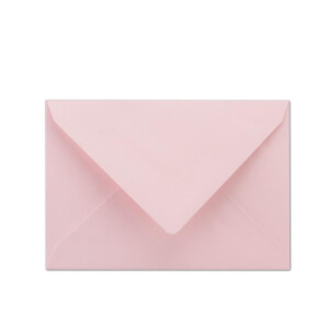 25 Briefumschläge Rosa - DIN C6 - gefüttert mit weißem Seidenpapier - 80 g/m² - 11,4 x 16,2 cm - Nassklebung - NEUSER PAPIER
