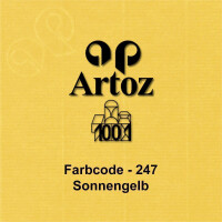 ARTOZ 50x Briefumschläge DIN C5 Gelb (Sonnengelb) - 229