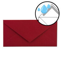 100x Briefumschläge mit Metallic Sternen - DIN Lang - S