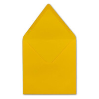 25x Quadratische Briefumschläge in Honiggelb (Gelb) - 1