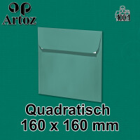 ARTOZ 50x quadratische Briefumschläge tropical green (G