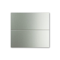 50x Tischkarten in Silber (Metallic) - 4,5 x 10 cm - blanko 