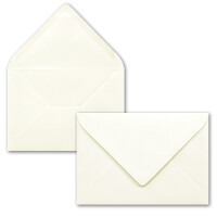 200 Brief-Umschläge - Natur-Weiß - DIN C6 - 114 x