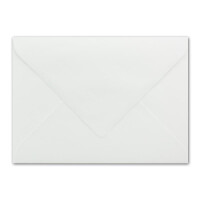 100 x Briefumschläge in weiss mit royal-blauem Seidenfutter, DIN B6 12,5 x 17,6 cm, Nassklebung ohne Fenster - Ideal für Hochzeits-Einladungen Grußkarten Weihnachtskarten