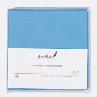 Artoz SET quadratisch Farbe: Marienblau 10x Klappkarten 10x Briefumschläge Serie Artoz 1001 im SET ArtoModo Format: 160 x 160 mm
