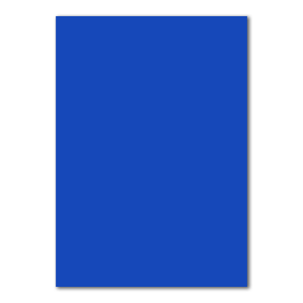 100 DIN A4 Papier-bögen Planobogen - Royalblau (Blau) - Königs-blau - 240 g/m² - 21 x 29,7 cm - Ton-Papier Fotokarton Bastel-Papier Ton-Karton - FarbenFroh