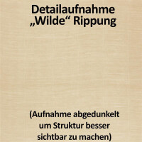 100x Bütten-Umschläge DIN Lang edle gefütterte Brief-Umschläge Chamois - unregelmäßig wild-gerippt - Vintage, handgemacht