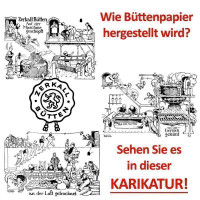 100x Bütten-Umschläge DIN Lang edle gefüttert