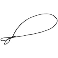 50 Stück Schmuck-Gummiband SCHWARZ für Einladungsk