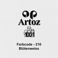ARTOZ 50x DIN B6 Faltkarten - Blütenweiß (Weiß) gerippt 120 x 169 mm Klappkarten blanko - Karten zum selbstgestalten mit 220 g/m² edle Egoutteur-Rippung - Serie 1001