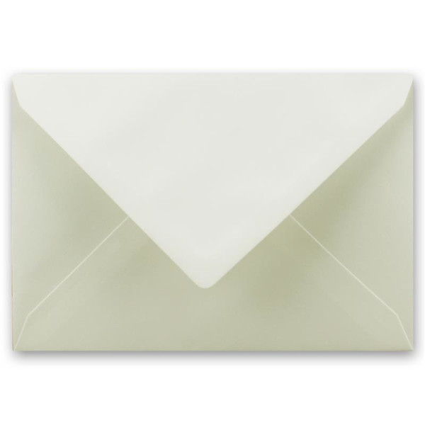90 g/m² 16,2 x 22,9 cm 50 Brief-Umschläge Polarweiß Nassklebung mit Spitz-Klappe von Gustav NEUSER DIN C5 gefüttert hochwertige Kuverts 