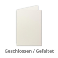 50 Faltkarten B6 - Natur-Weiss - PREMIUM QUALITÄT - 11,5 x 17 cm - sehr formstabil - für Drucker geeignet! - Qualitätsmarke: NEUSER FarbenFroh!!