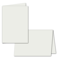 25x Farbige Faltkarten blanko mit Umschlag und Einlegeblättern in DIN B6 - Winterfarben
