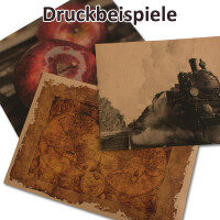 50 Blatt I Vintage Kraftpapier DIN A3 125 g/m² natur-br