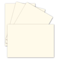 25 Einzel-Karten DIN A6 - 10,5 x 14,8 cm - 240 g/m² - Naturweiß - Tonkarton - Bastelpapier - Bastelkarton- Bastel-karten - blanko Postkarten