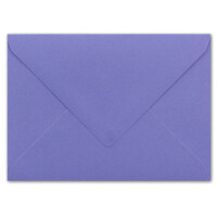 Faltkarten SET mit Brief-Umschlägen DIN A6 / C6 in Violett - 25 Sets - 14,8 x 10,5 cm - Premium Qualität - Serie FarbenFroh