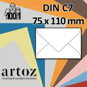 ARTOZ Serie 1001 Briefumschl&auml;ge C7, 75 x 110 mm...