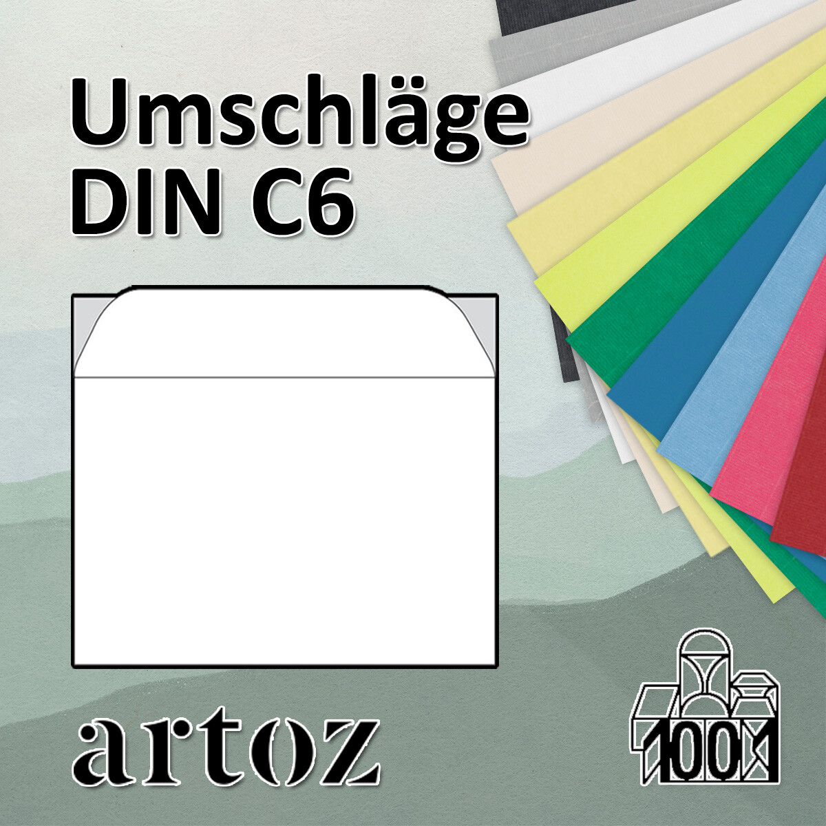 ARTOZ Serie 1001 - DIN C6 Briefumschlag mit...